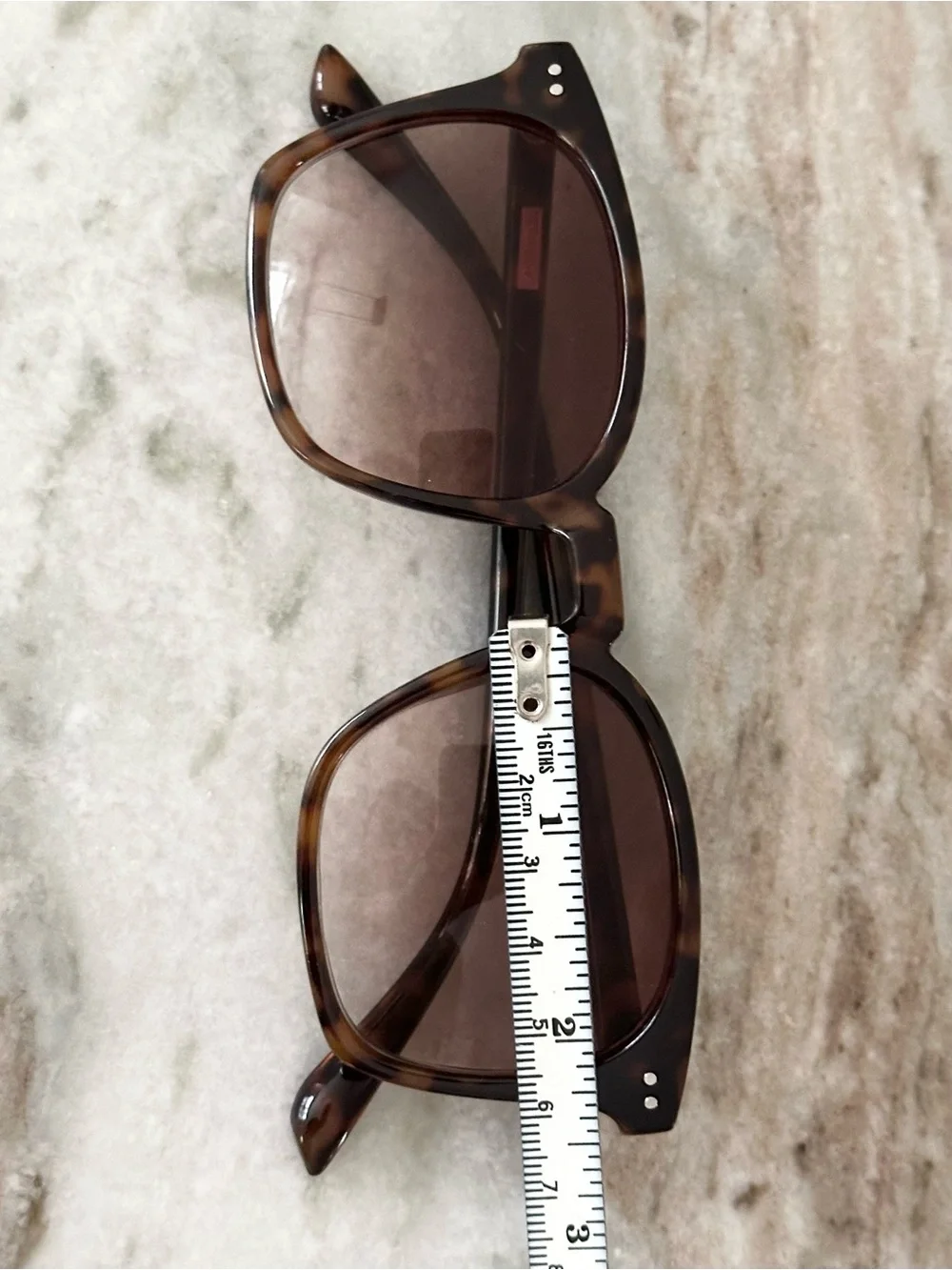 J. Crew Brown Tortoiseshell Classic Square Sunglasses - Preppy